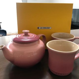 ルクルーゼ(LE CREUSET)のLE CREUSET ティーポットセット♡(食器)