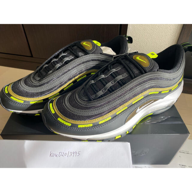 NIKE(ナイキ)の定価以下 NIKE AIR MAX97 Undefeated  黒 27.5cm メンズの靴/シューズ(スニーカー)の商品写真