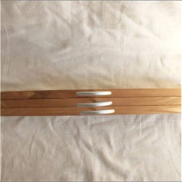 MUJI (無印良品) - 無印良品 木製ハンガー(廃盤)3本セットの MUJI (無印良品) - 無印良品 木製ハンガー(廃盤)3本セットの