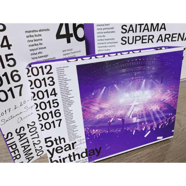 乃木坂46 5th year birthday live 完全生産限定盤・4枚組