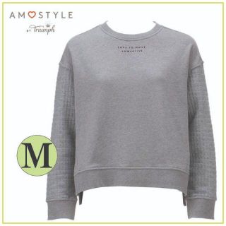 アモスタイル(AMO'S STYLE)のAMO's STYLE  ACTIVE アクティブ スウェットシャツ/Mサイズ(トレーナー/スウェット)