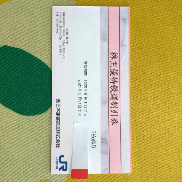 JR西日本 株主優待券 6枚 - www.husnususlu.com