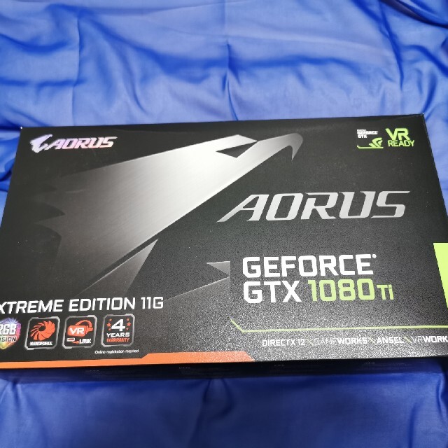PCパーツGIGABYTE AORUS GeForce GTX 1080Ti Xtreme