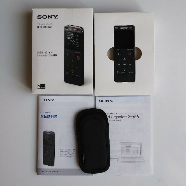 SONY-ICDUX560F　ICレコーダー　ブラック 1