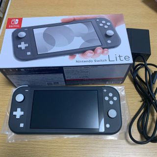 【値引き中、美品】Nintendo Switch Liteグレー(家庭用ゲーム機本体)