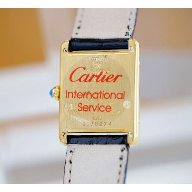 美品 カルティエ マスト タンク ゴールドアラビア LM Cartier