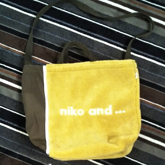 niko and...(ニコアンド)のボア　トートショルダーバッグ レディースのバッグ(ショルダーバッグ)の商品写真