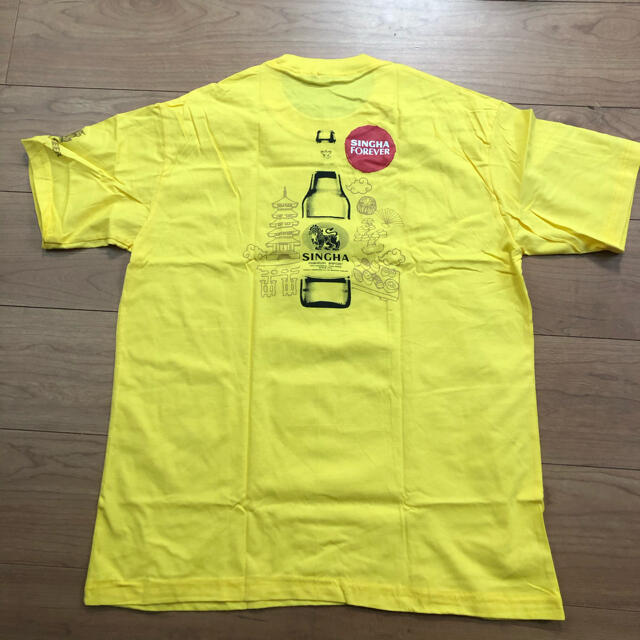 シンハービール　Tシャツ　Lサイズ メンズのトップス(Tシャツ/カットソー(半袖/袖なし))の商品写真