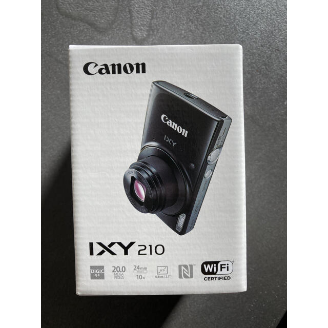 新品・未開封】IXY 210 ブラック コンパクトデジタルカメラ-