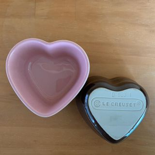 ルクルーゼ(LE CREUSET)のル・クルーゼ　ハート型ラムカン　ペア(食器)