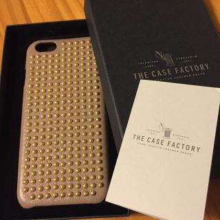 バーニーズニューヨーク(BARNEYS NEW YORK)のレザー&スタッズ iphone6ケース♡(モバイルケース/カバー)