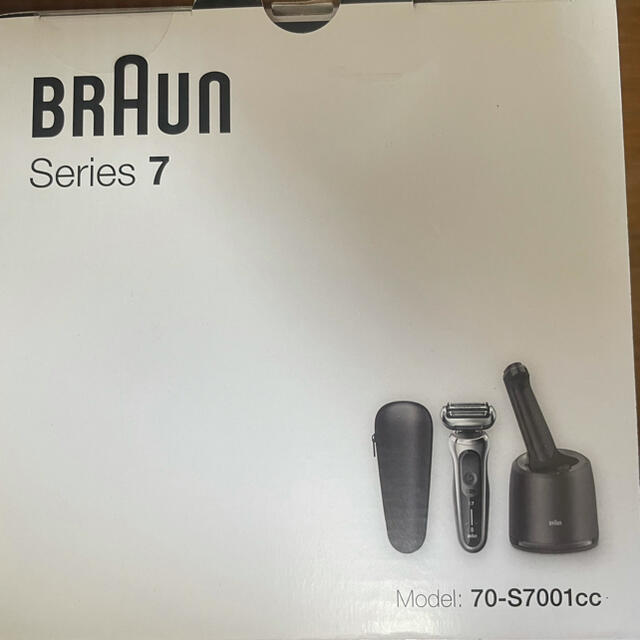 BRAUN(ブラウン)のブラウン メンズシェーバー シリーズ7 洗浄器付き 70-S7001cc スマホ/家電/カメラの美容/健康(メンズシェーバー)の商品写真