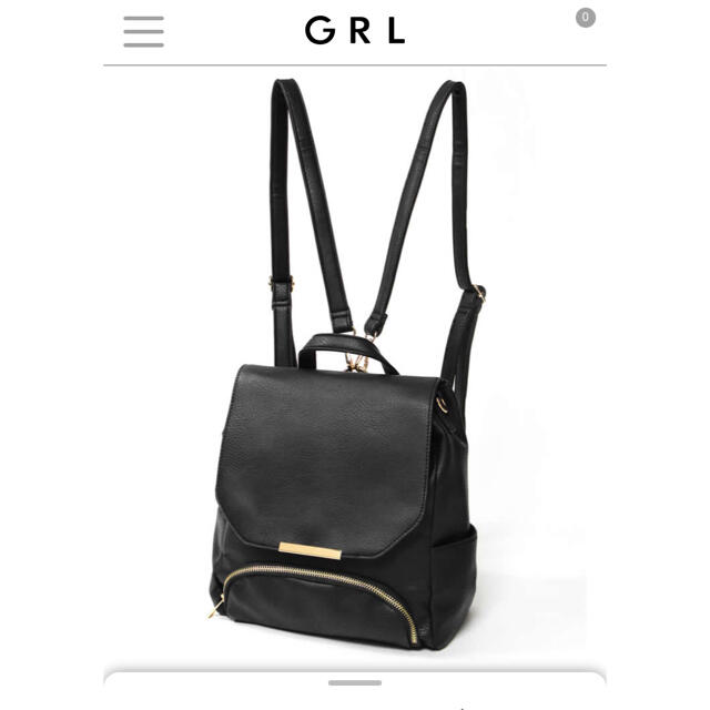 GRL(グレイル)のGRL フラップ2WAYリュック  レディースのバッグ(リュック/バックパック)の商品写真