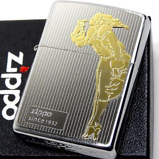 ジッポー(ZIPPO)の送料無料☆zippo☆ゴールドウィンディ☆ストライプカット☆ジッポ(タバコグッズ)