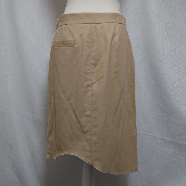 SONIA RYKIEL(ソニアリキエル)の美品　ソニアリキエル　アシンメトリーのお洒落なウールのロングスカート　サイズ42 レディースのスカート(ロングスカート)の商品写真