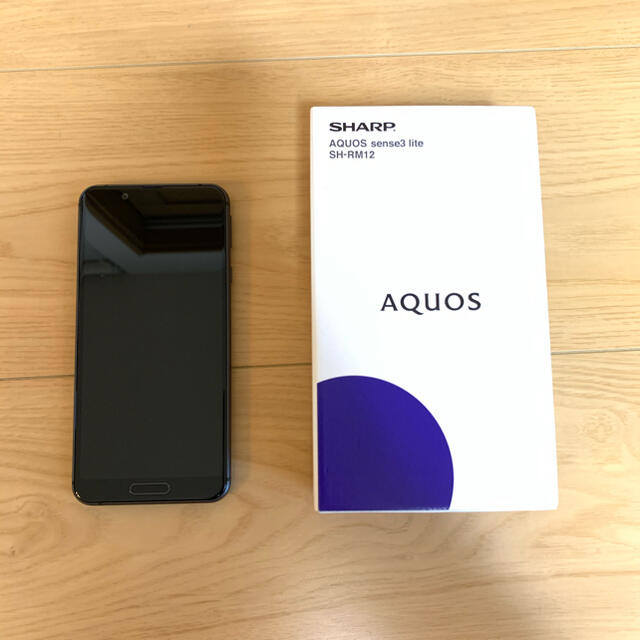 【スマホ】AQUOS sense3 lite 64 GB  ブラック