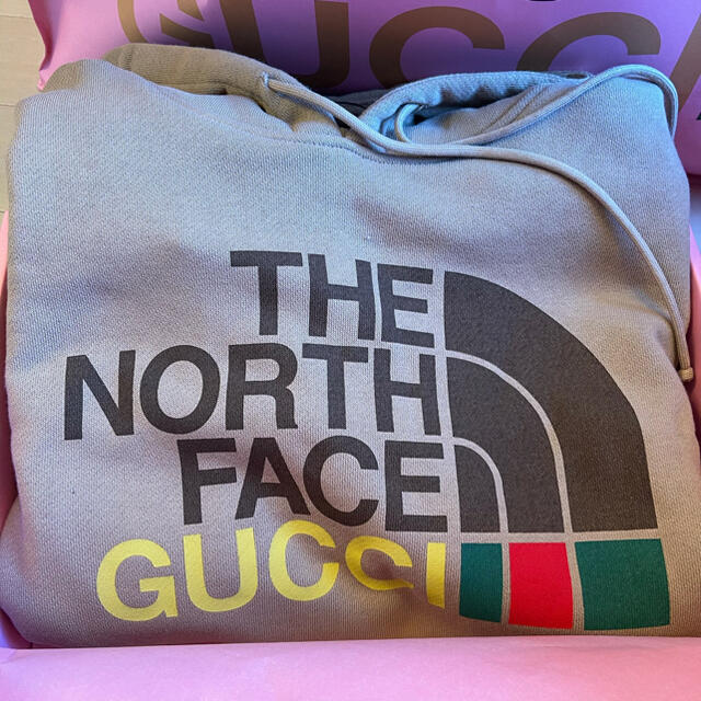 シン様専用) Gucci x The north face XS ブラウン 優先配送