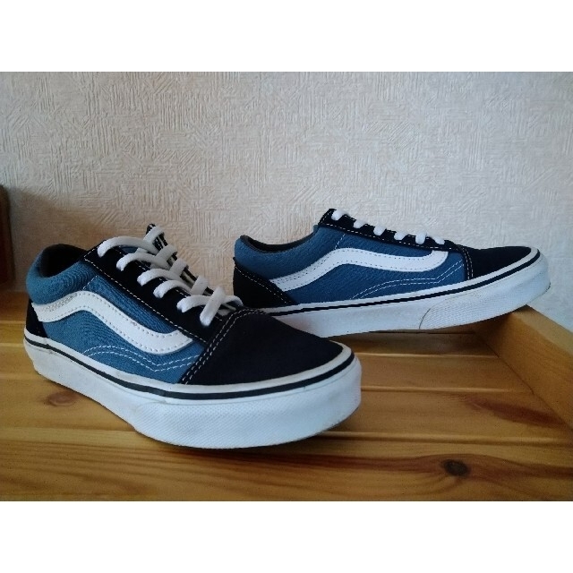 VANS(ヴァンズ)の【☆ Renmama☆様専用】VANSオールドスクール☆キッズ　19cm キッズ/ベビー/マタニティのキッズ靴/シューズ(15cm~)(スニーカー)の商品写真