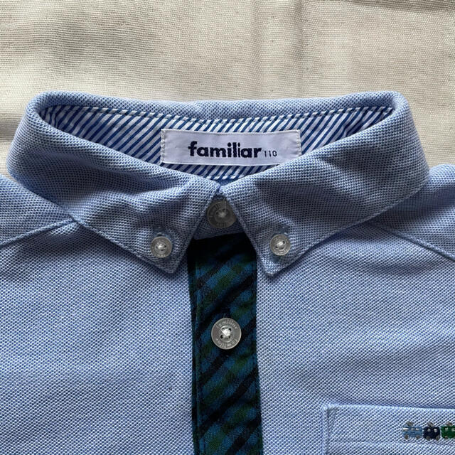 familiar(ファミリア)のfamiliar 男の子ポロシャツ　110 キッズ/ベビー/マタニティのキッズ服男の子用(90cm~)(ブラウス)の商品写真