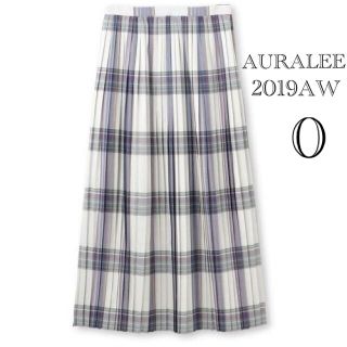 AURALEE(オーラリー)スーパーライトウールプリーテッドスカート