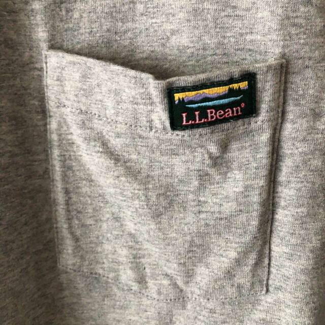 L.L.Bean(エルエルビーン)の紳士　LLビーン　ロンT  グレー　XLサイズ メンズのトップス(Tシャツ/カットソー(七分/長袖))の商品写真