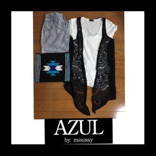 アズールバイマウジー(AZUL by moussy)のアズール レース カーデ(カーディガン)