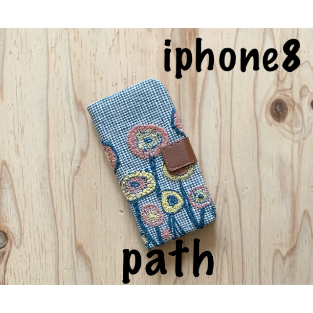 【84】path♡ミナペルホネン♡iphone11pro手帳型ケース