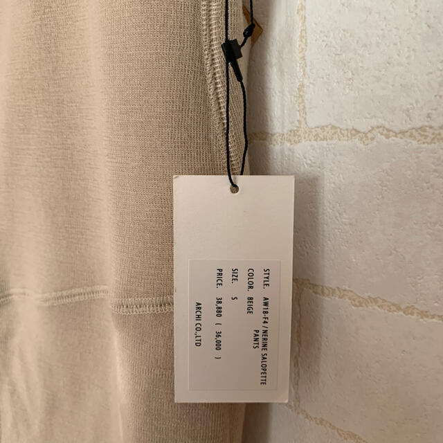 archi(アーキ)の【未使用】ARCHI ウール サロペット レディースのパンツ(サロペット/オーバーオール)の商品写真