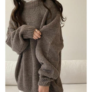 カスタネ(Kastane)のlawgy alpala wool knit(ニット/セーター)