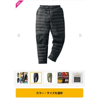 ザノースフェイス(THE NORTH FACE)のワークマン　WASHABLE FUSION DOWNライトパンツ(その他)