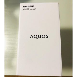 アクオス(AQUOS)のAQUOS sense4 ブラック　simフリー　値下げ中(スマートフォン本体)