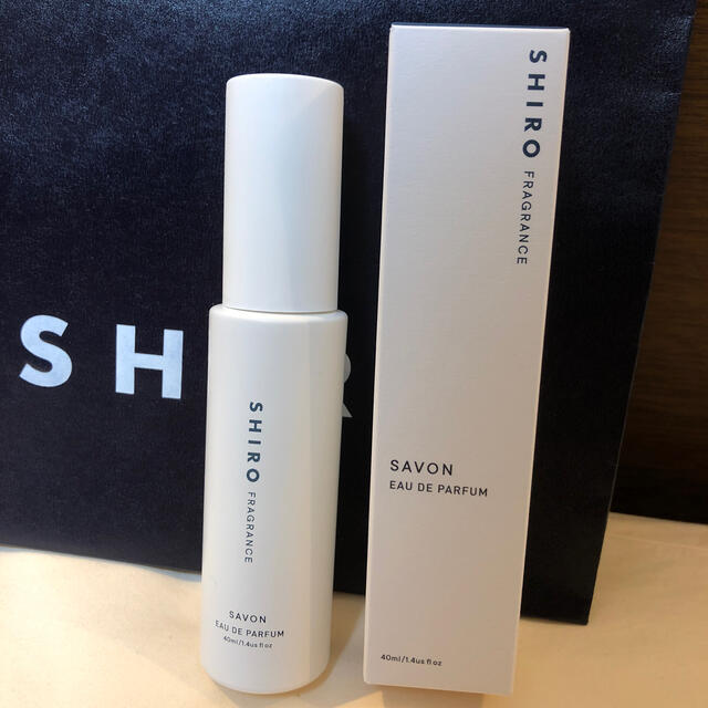 shiro(シロ)の【紙袋･箱付き】SHIRO オードパルファン(香水) SAVON 40ml コスメ/美容の香水(ユニセックス)の商品写真