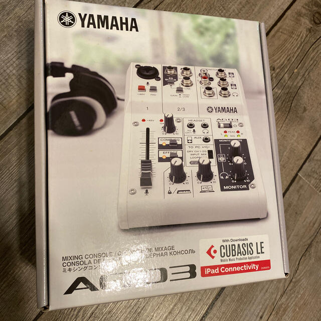 【送料無料!!】YAMAHA AG03 新品未使用 楽器のDTM/DAW(オーディオインターフェイス)の商品写真