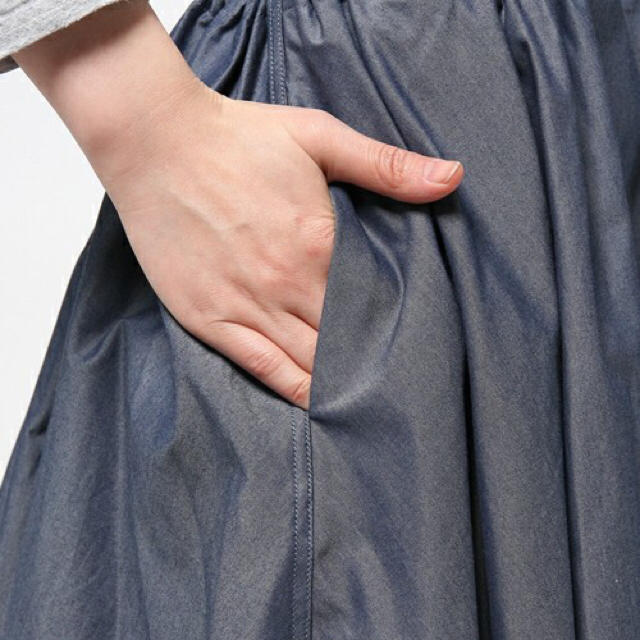 LE GLAZIK(ルグラジック)のギャザーフレアスカート レディースのスカート(ひざ丈スカート)の商品写真