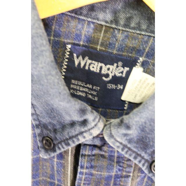 Wrangler(ラングラー)の匿名即日発可ラングラーデニム切り替え長袖シャツ/クレイジー希少♪15 メンズのトップス(シャツ)の商品写真