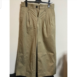 サンシー(SUNSEA)のuru 18aw 2tuck wide pants (typeA)(スラックス)