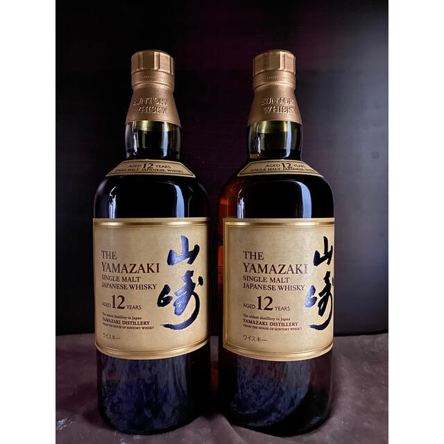 サントリー(サントリー)のサントリー　山崎12年　700ml 2本セット 食品/飲料/酒の酒(ウイスキー)の商品写真