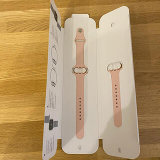 アップルウォッチ(Apple Watch)の新品未使用 アップルウォッチ スポーツバンド ピンク(その他)