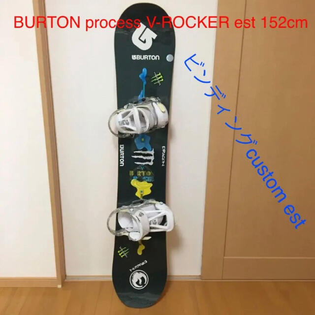 BURTON スノーボードセット 板 ビンディング