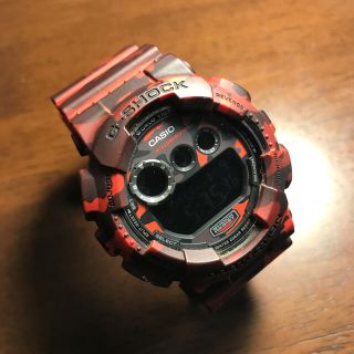 ジーショック(G-SHOCK)のG-SHOCK  GD-120CM  レッドカモフラージュモデル  Gショック(腕時計(デジタル))