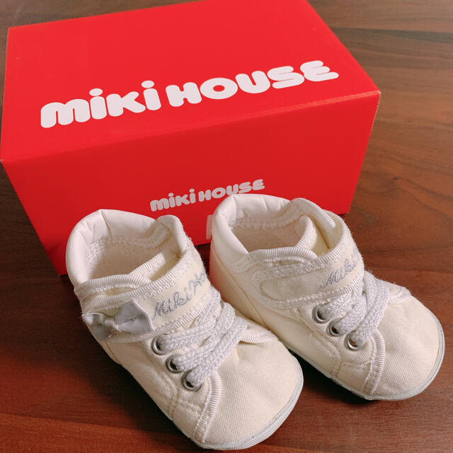 mikihouse(ミキハウス)の ミキハウス ファーストシューズ 12センチ キッズ/ベビー/マタニティのベビー靴/シューズ(~14cm)(スニーカー)の商品写真