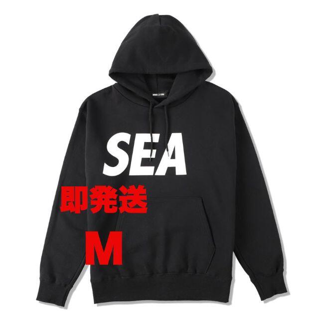 WIND AND SEA パーカー 黒 M