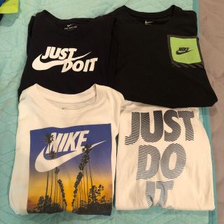 ナイキ(NIKE)のお得‼️NIKE キッズ　tシャツ L ナイキ　150〜160 黒2枚セット(Tシャツ/カットソー)