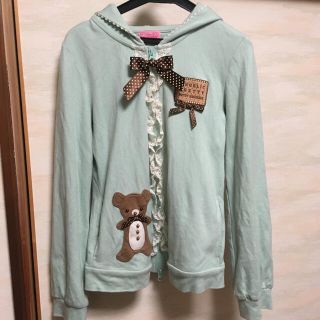 Angelic Pretty Milky Bear パーカー　白　くまみみ