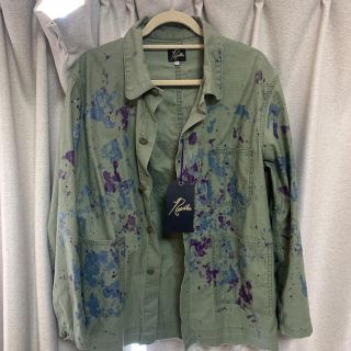 ニードルス(Needles)のneedles 20ss ペイント　カバーオール　ミリタリーシャツ(カバーオール)