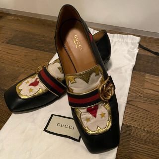 グッチ(Gucci)のGucci グッチ　テキサスハート　レザーパンプス　(ハイヒール/パンプス)