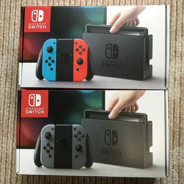 柔らかな質感の 新品未開封 任天堂スイッチ ブラック ネオン
