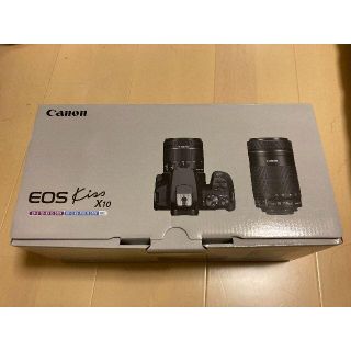 キヤノン(Canon)のCANON EOS Kiss X10 ダブルズームキット(新品 保証書付き)(ミラーレス一眼)