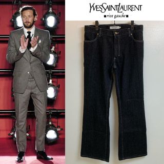 サンローラン(Saint Laurent)のYVES SAINT LAURENT 2005s イタリア製 フレアデニムパンツ(デニム/ジーンズ)