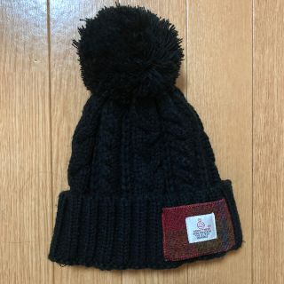 ハリスツイード(Harris Tweed)のハリスツイード ニット帽 ポンポン付(ニット帽/ビーニー)